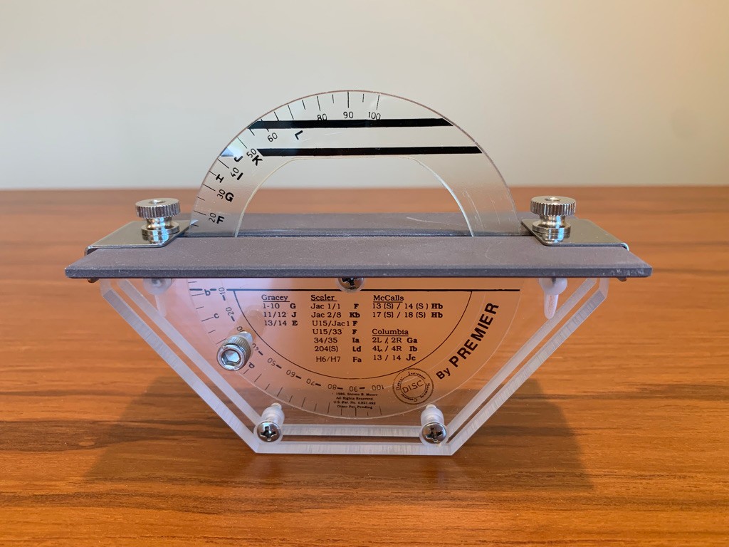 Vintage Premier DISC Simplified Instrument Sharpener – sharpens all dental tools