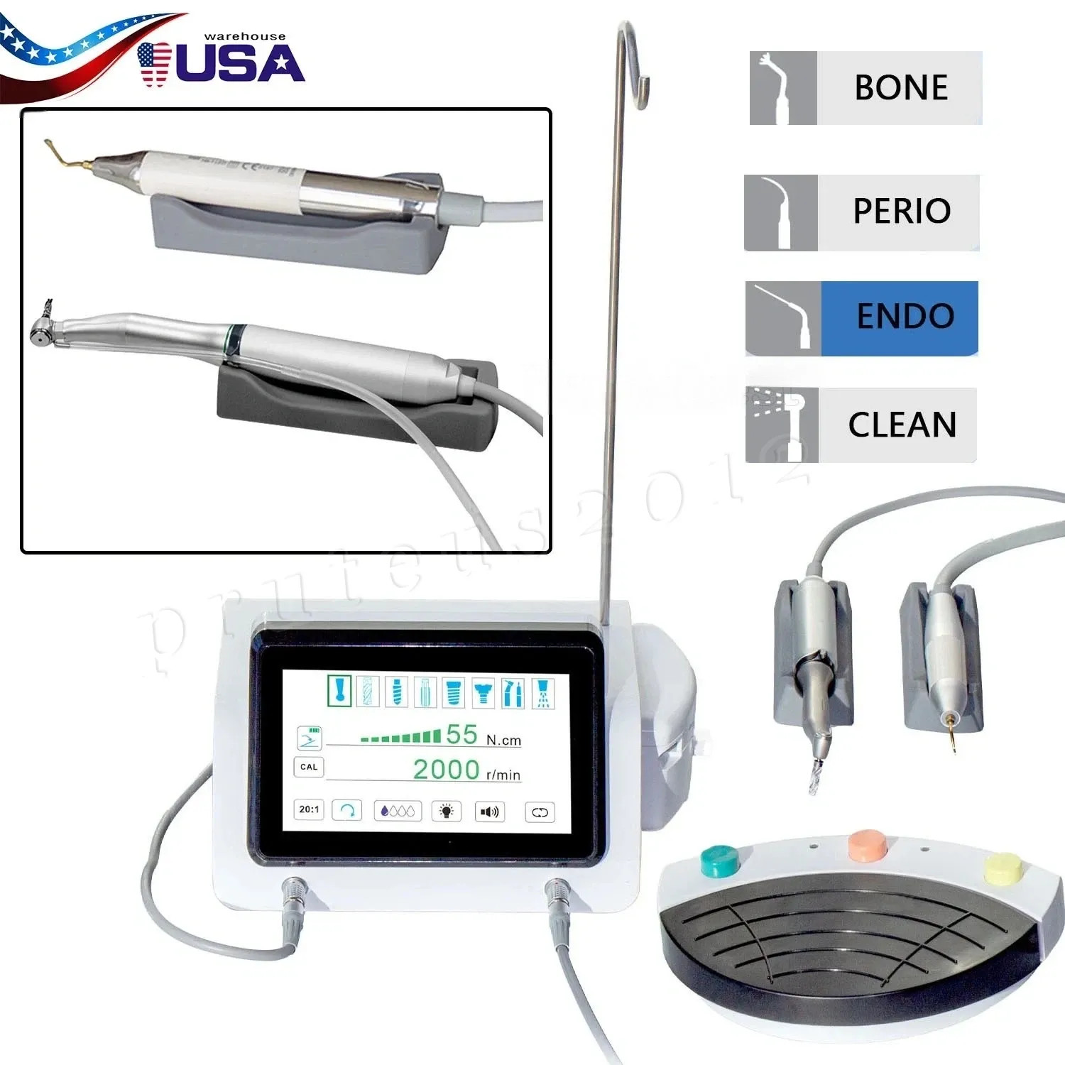 SKYSEA Dental Piezo Motor Surgery & Implant Device 2 IN 1 Bone Cutter Touch