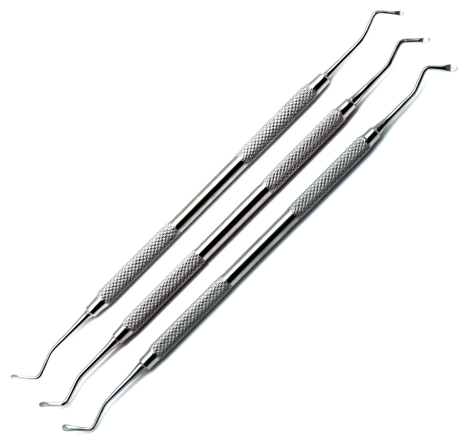 3 Pcs Dental Excavator Spoons 1.2mm,1.5mm,2mm Mini Root Canal Implant Endodonist