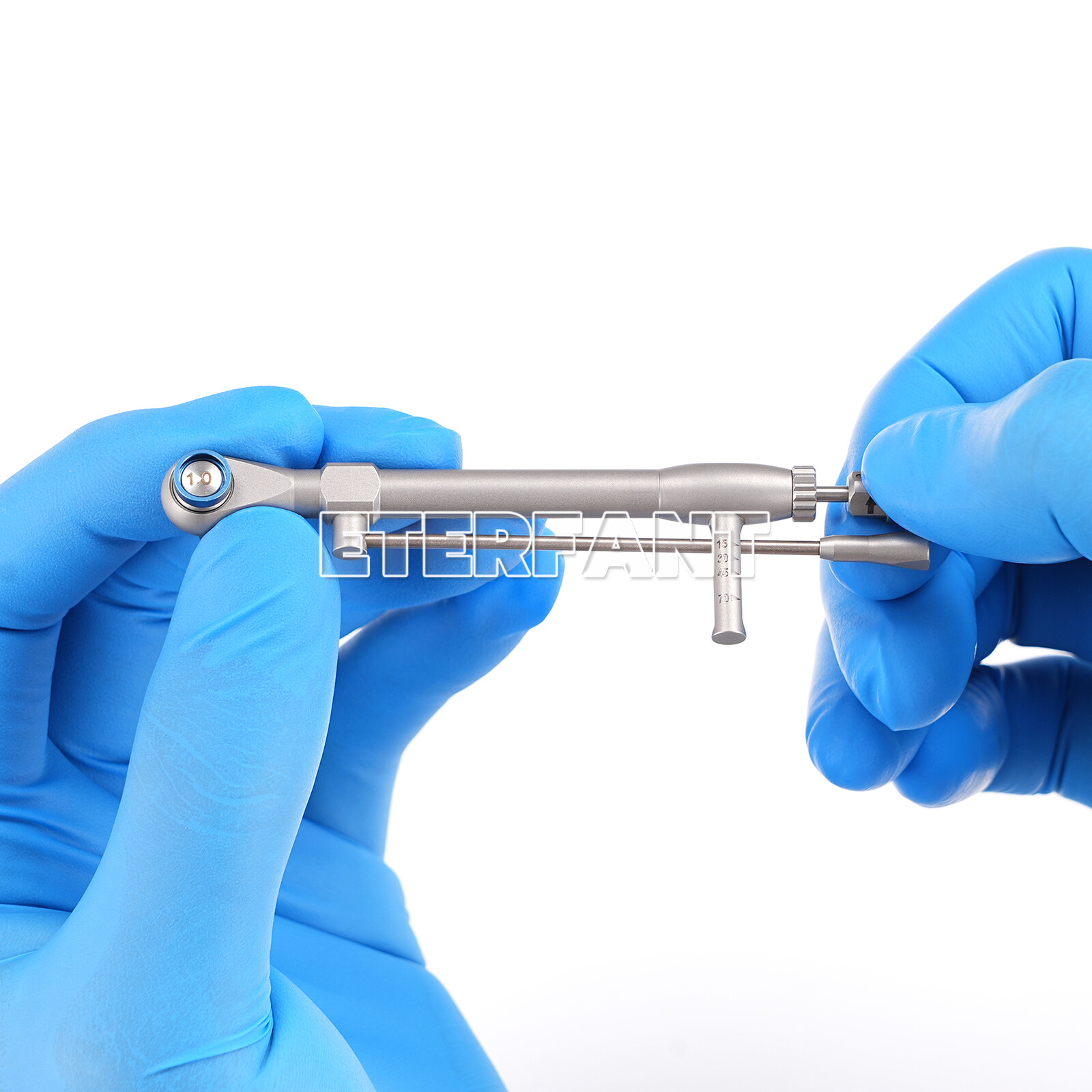 ETERFANT Dental Implant Torque Wrench Ratchet Universal 0-70 Ncm Stainless Steel