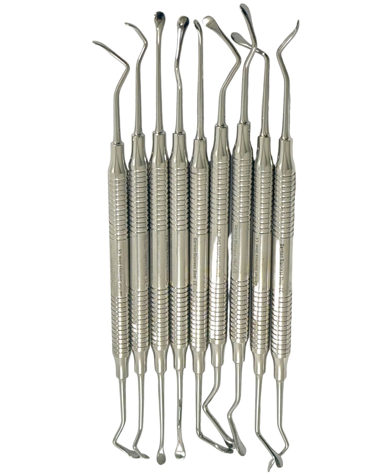 9pcs Set Sinus Lift Instruments Double-ended w/ Grooved Handle Dental Implant