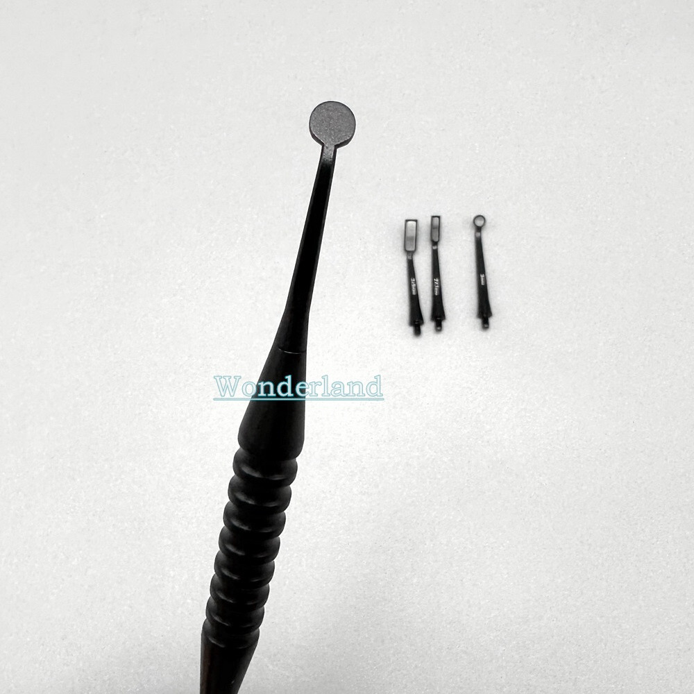 1 kit Dental Oral Micro Mouth Mirror Sterilizable Reflector Odontoscope 4 Tips