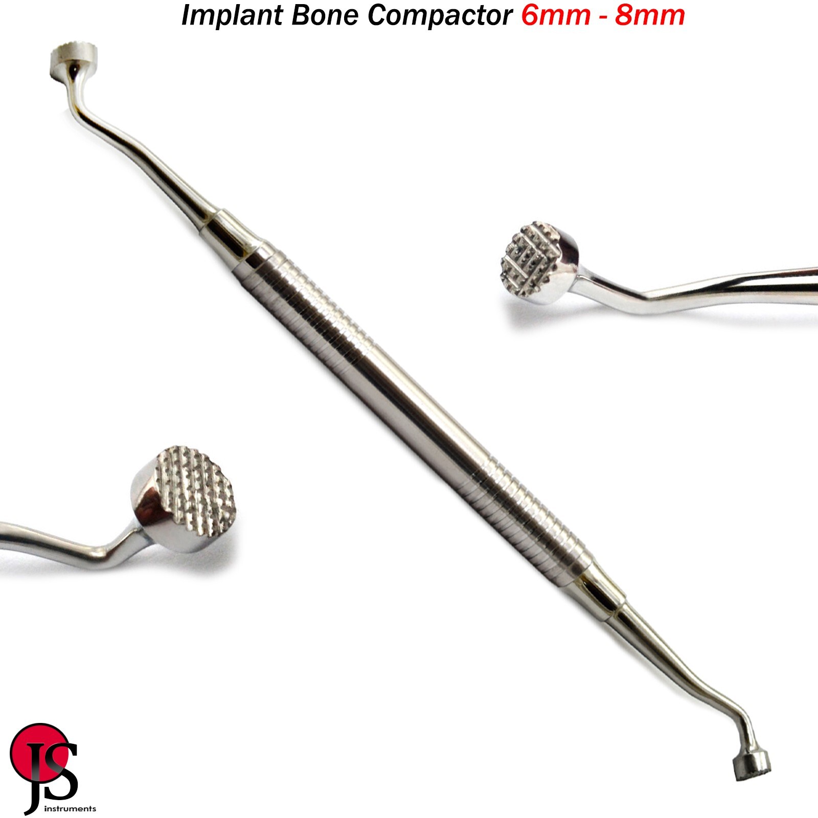 Dental Implant Bone Graft Compactor Plugger Condenser Grafting Instruments