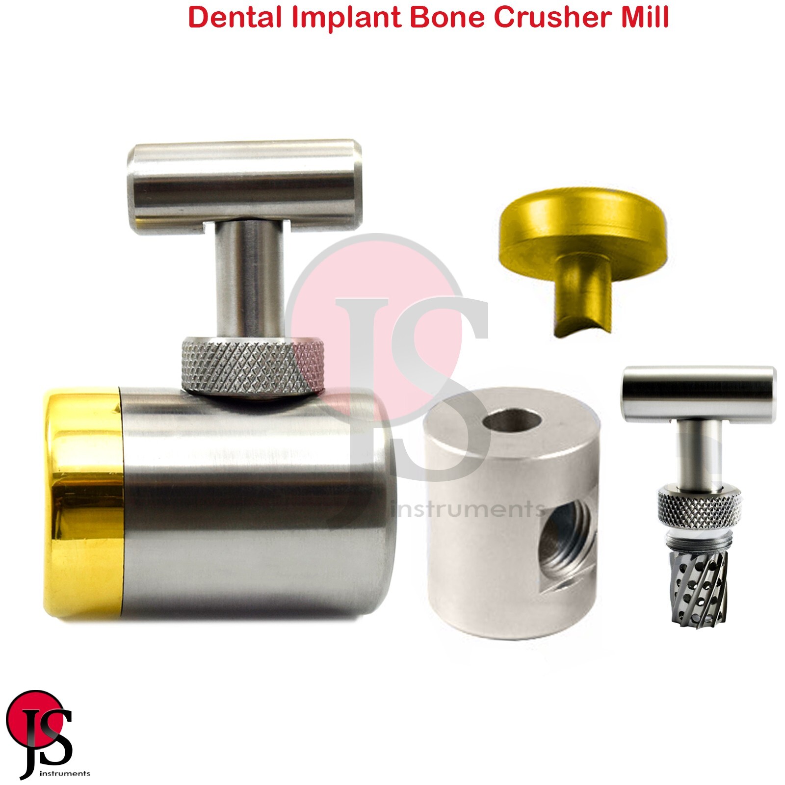Dental Implant Instruments Bone Graft Grinder Bone Crusher Mill Surgical