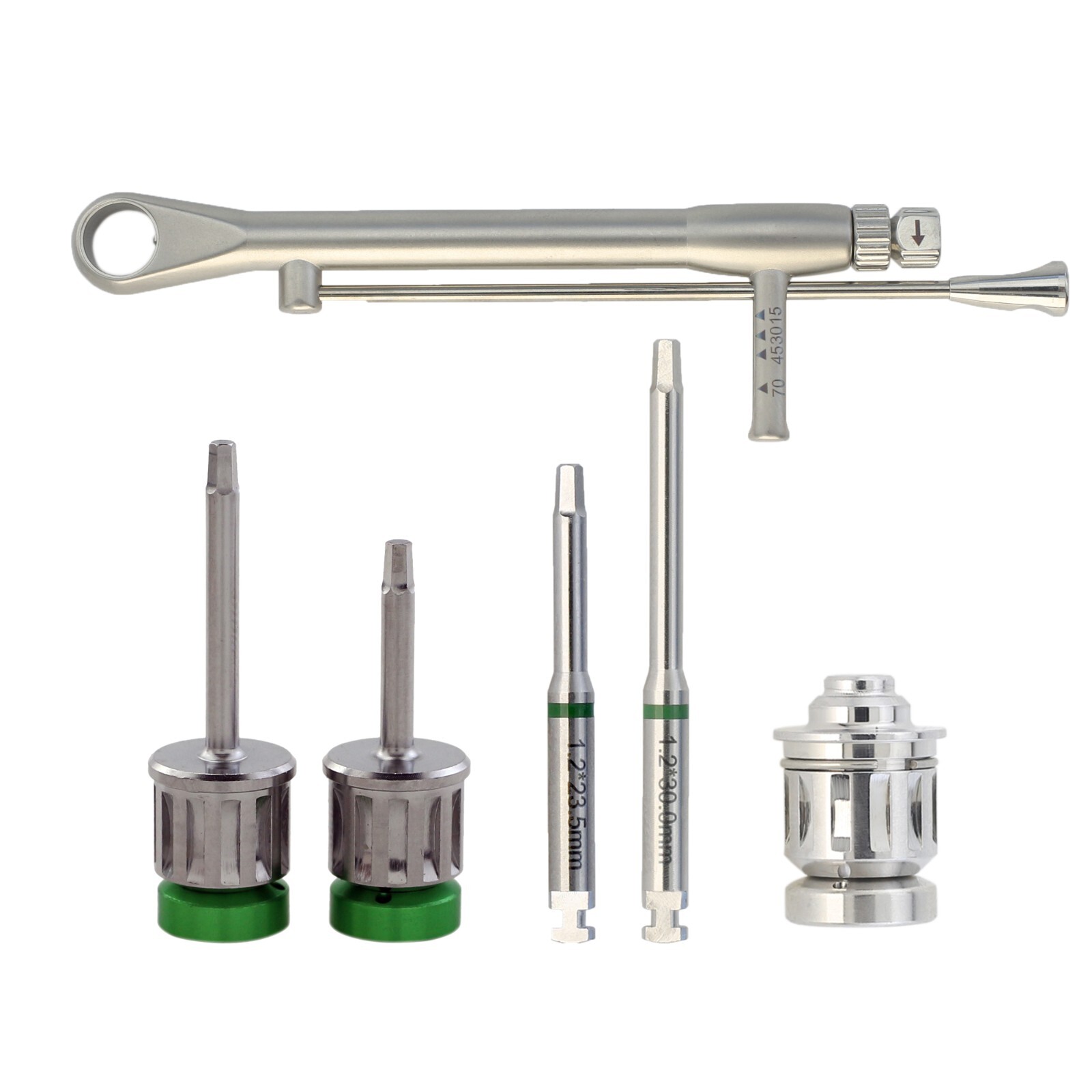 Dental Implant Hex 1.2 Drivers 3i Screwdriver Manual Latch Torque Wrench Adapter