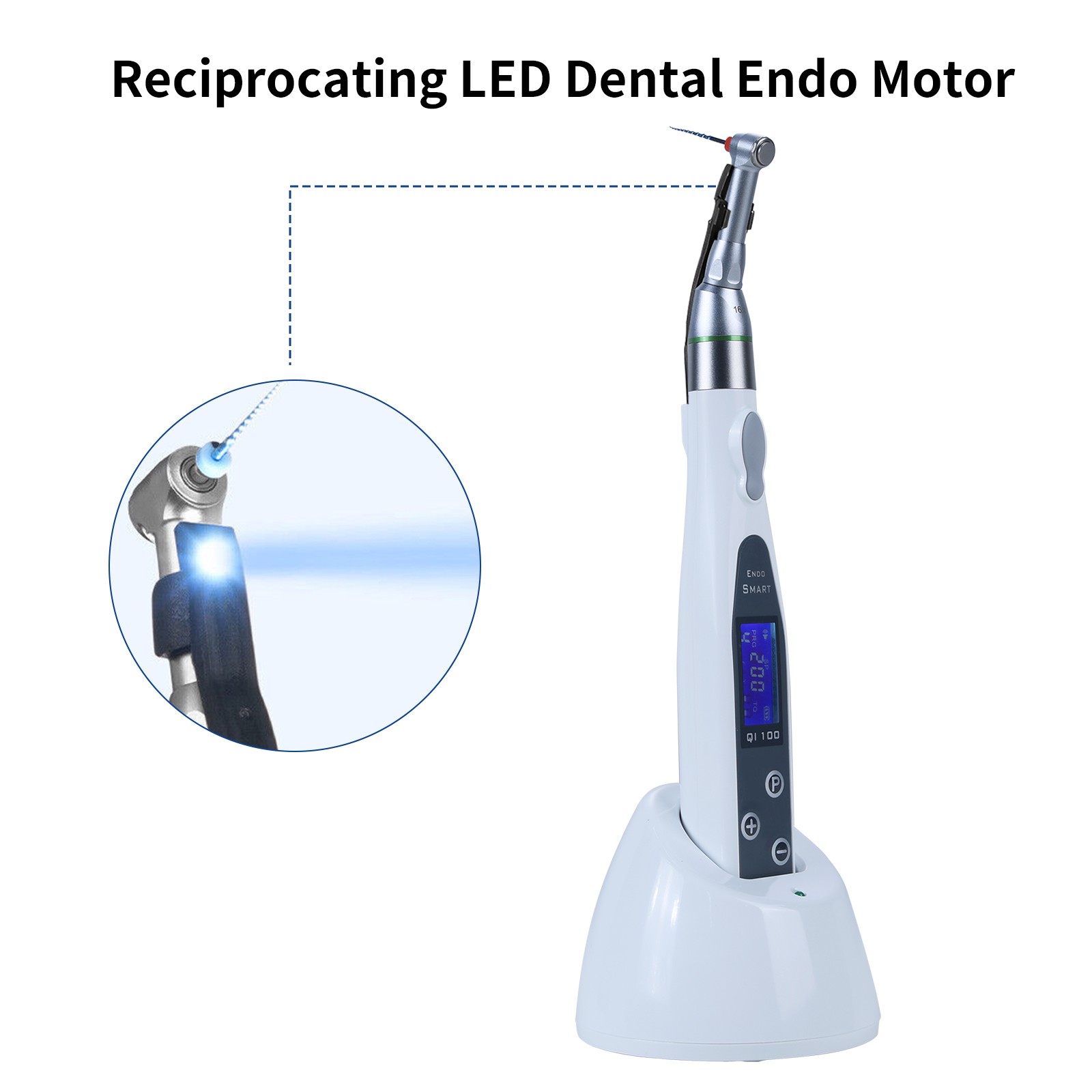 SANDENT Endo 16:1 Contra Angle Head /LED Endo Motor 16:1 Reciprocating Handpiece