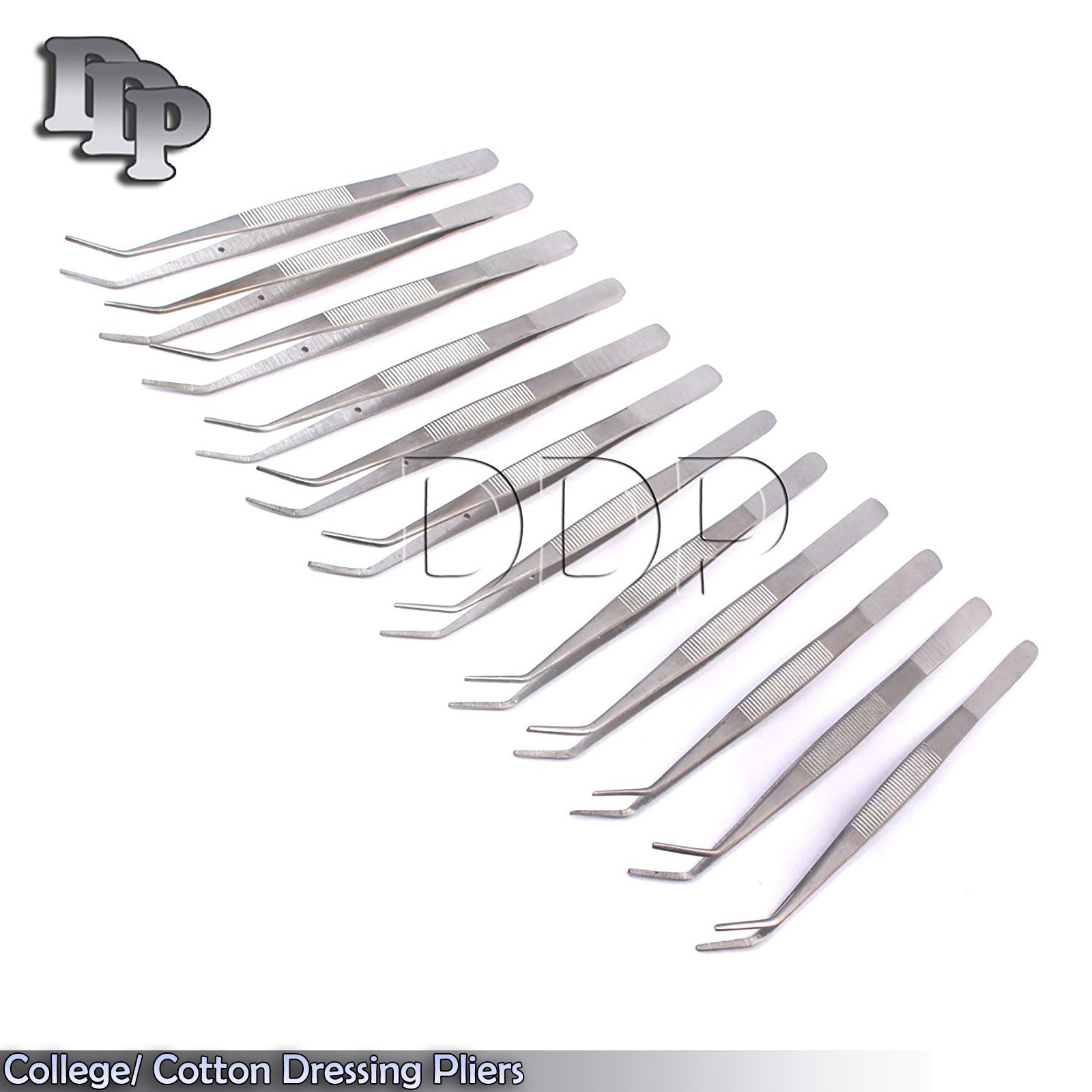 50 College Cotton Plier 6” Dental Endodontic Instruments